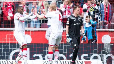 Tore von Modeste und Risse: Köln gegen Darmstadt 4:1