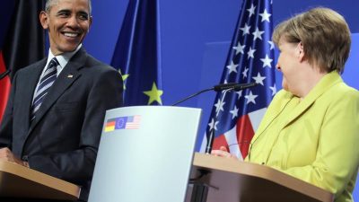 Auf Schmusekurs: Obamas Bewunderung für Merkel und sein Vermächtnis an Europa