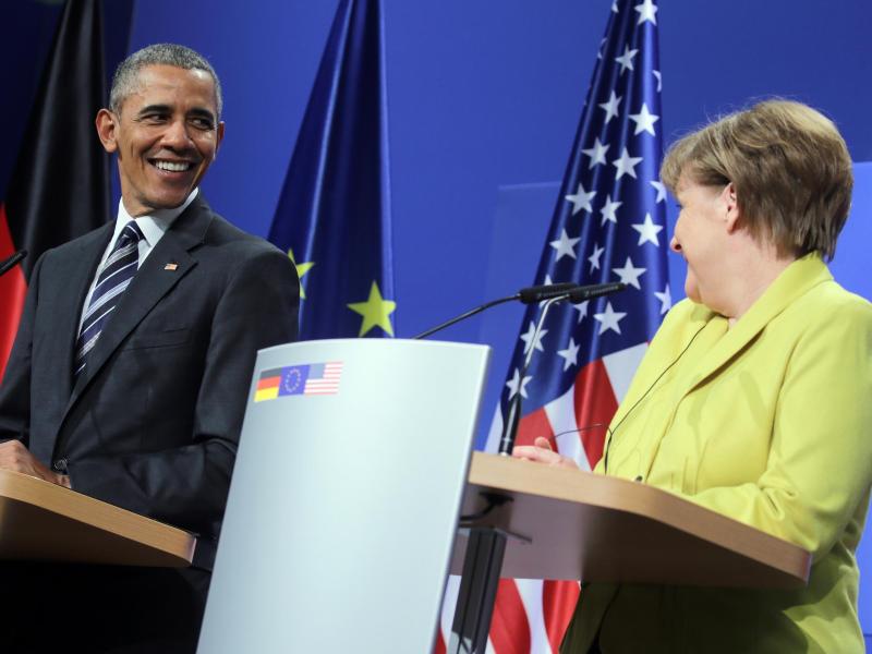 Auf Schmusekurs: Obamas Bewunderung für Merkel und sein Vermächtnis an Europa