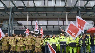 Verdi weitet heute Warnstreiks aus: Hunderte Flüge abgesagt