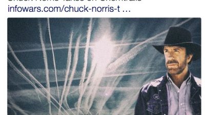 Massenimfpung per Flugzeug: Chuck Norris berichtet in „Sky Criminals“ über Chemtrails & Co