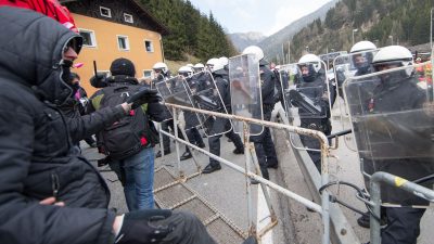 400 Chaoten am Brenner erwartet – Polizeibekannte Linksradikale rufen zu Gewalt auf