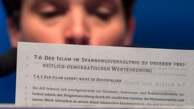 AfD-Chefin Petry trifft Zentralrat der Muslime