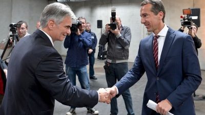 SPÖ nominiert Bahnchef Kern als neuen Kanzler in Österreich