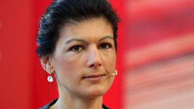 Wagenknecht bezeichnet Tortenwurf als „saudämliche Aktion“