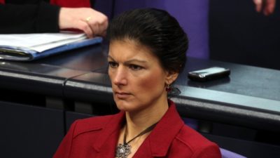 Sahra Wagenknecht hofft auf Scheitern des Flüchtlingsdeals