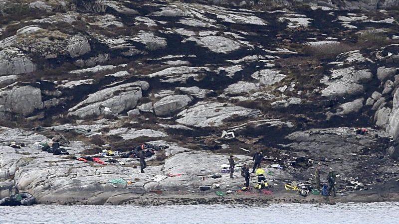 Hubschrauber-Absturz in Norwegen: Noch zwei Menschen vermisst