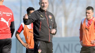 Keine besonderen Maßnahmen: VfB-Training wie üblich