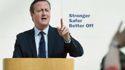 Brexit: Cameron läutet heiße Phase im Wahlkampf um EU-Referendum ein