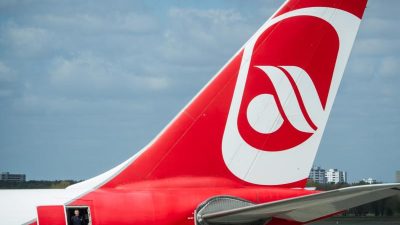 Air Berlin dämmt Nettoverlust zum Jahresstart ein