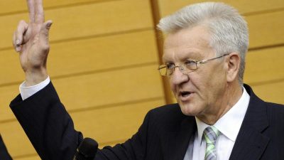 Kretschmann vor Wahl zum Ministerpräsidenten in Südwest