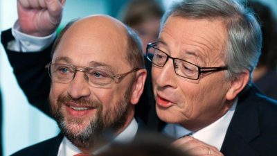 Endlosschleife: Juncker und Schulz bei Merkel – Fokus auf Türkei + Fotogalerie