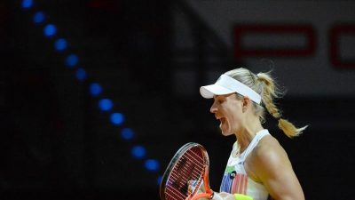 Kerber bei French Open zunächst gegen Bertens