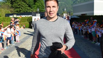 Götze trainiert wieder auf dem Platz