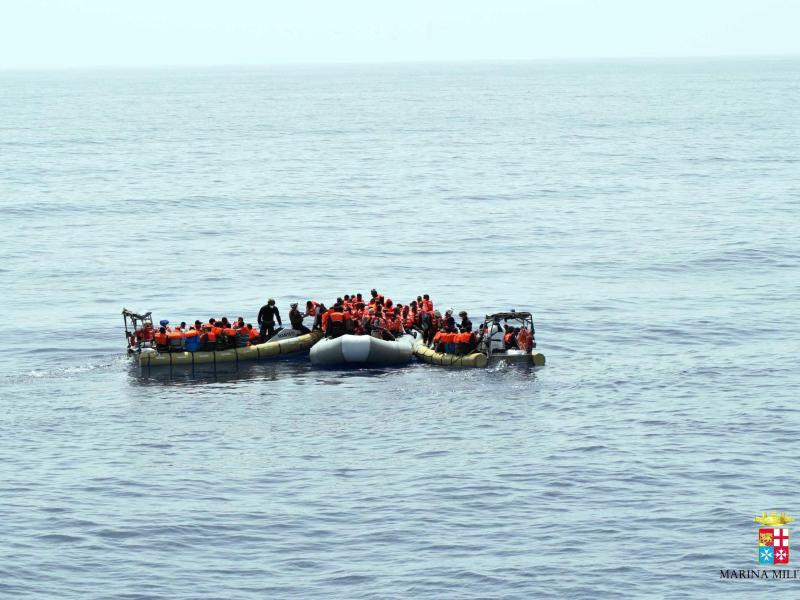Rund 6.000 Migranten in 48 Stunden aus dem Mittelmeer geborgen