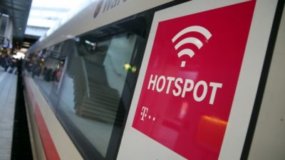 Bahn will noch 2016 kostenfreies WLAN in allen ICE bereitstellen