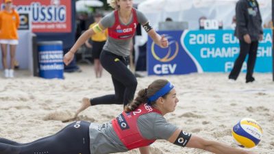 Beachvolleyballerinnen Ludwig/Walkenhorst im EM-Finale