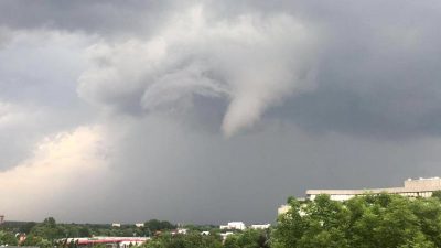 Unwetter toben weiterhin über Deutschland