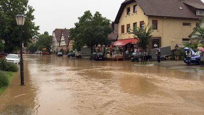 Überflutungen im Südwesten