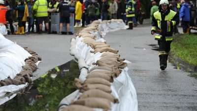 Lage in Bayerns Hochwassergebieten entspannt sich