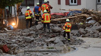 Regen und Gewitter lassen Hochwasser-Risiko wieder steigen