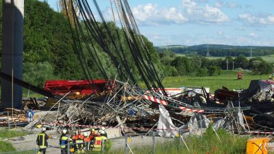 Einsturz-Drama an A7: Brückenteil tötet einen Bauarbeiter