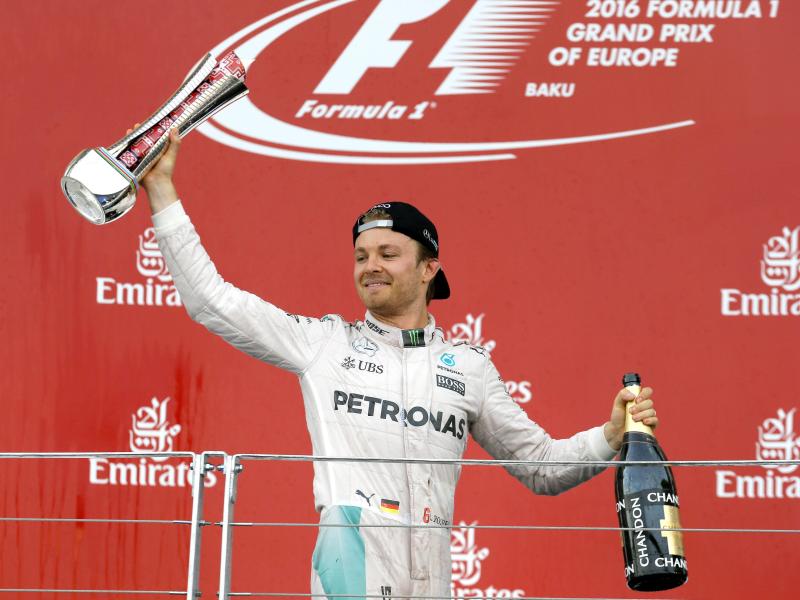 Rosbergs voller Erfolg: In Baku zum zweiten Grand Slam