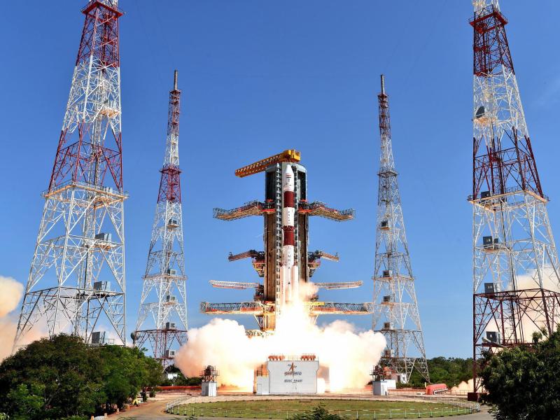 Weltraumrekord für Indien: 20 Satelliten in einer Rakete