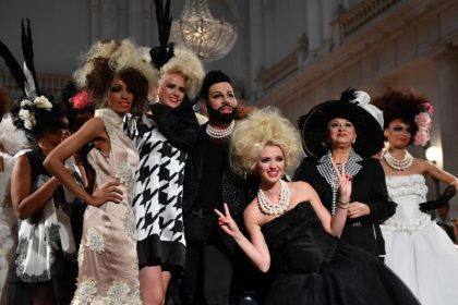 Ungewöhnliche Models bei Harald Glööckler