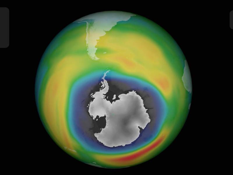 Ozonloch über der Antarktis schließt sich langsam