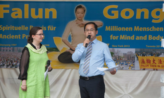 Berlin-Falun-Gong-Parade ausschnitt