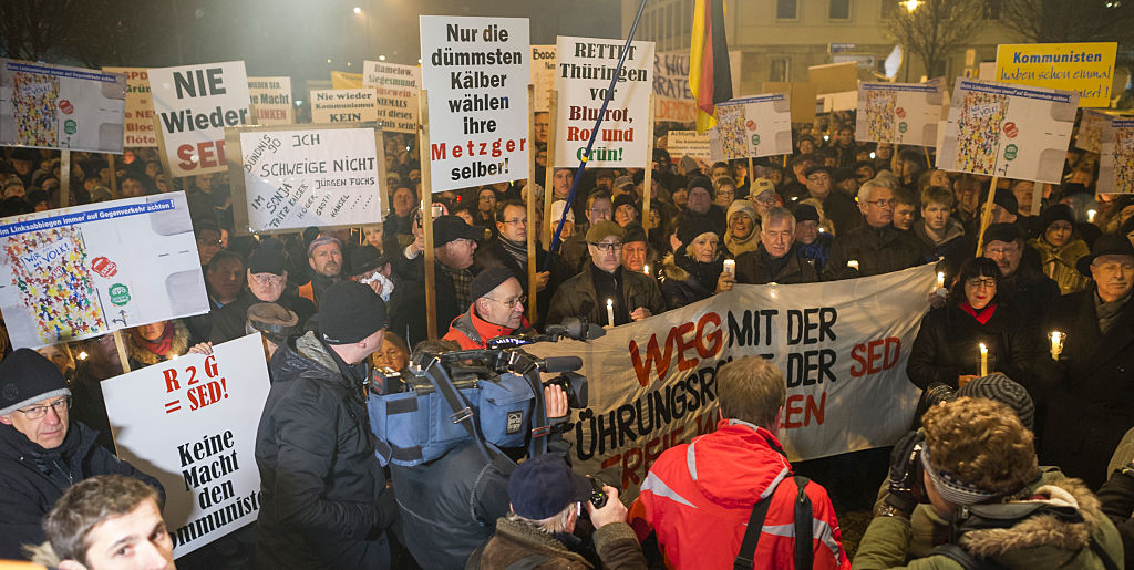 Thüringen:  Landesregierung fördert mit Steuergeldern linke Proteste gegen Rechte