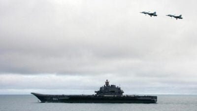 London: Russischer Flugzeugträger auf dem Rückweg von Syrien nach Russland