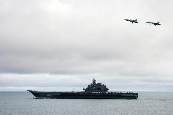 Russischer Flugzeugträger „Admiral Kusnezow“ erreicht syrische Küste
