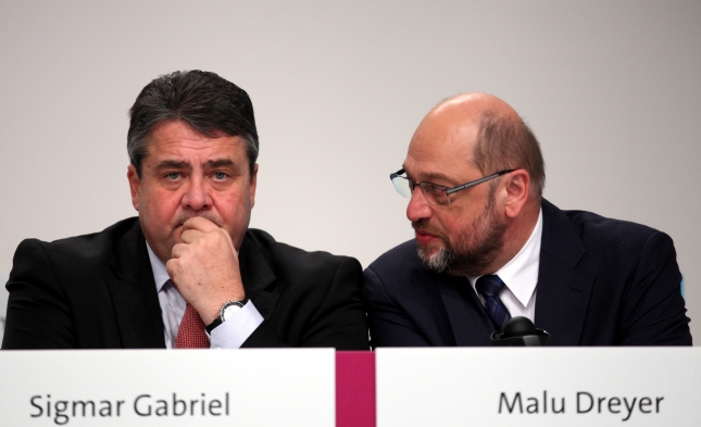 Gabriel will weitere Amtszeit von Schulz als EU-Parlamentspräsident