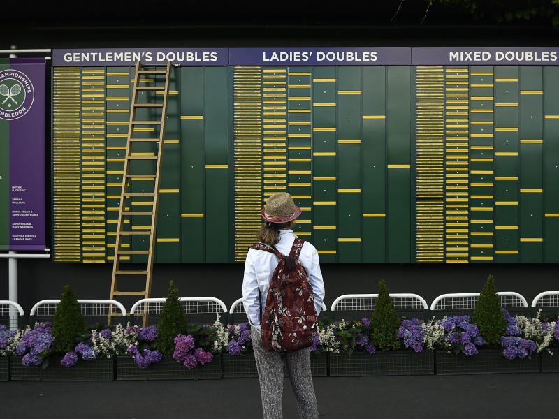 Ungewöhnliches Wimbledon-Geschehen am Sonntag