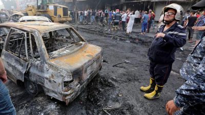 Anschlag in Bagdad: Zahl der Todesopfer steigt auf 213 – USA sagen IS-Miliz den Kampf an