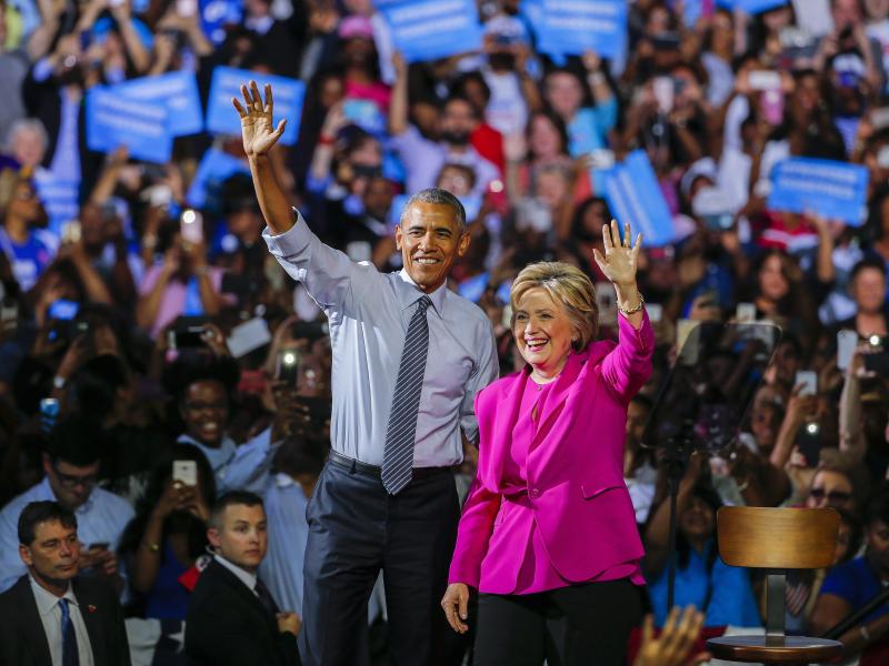 Obama macht Wahlkampf mit Clinton – „Ich glaube an sie“