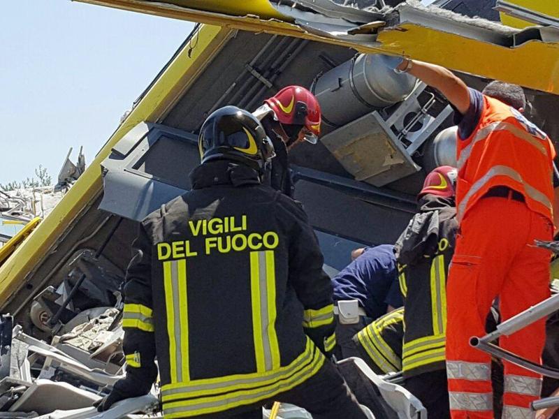 Süditalien: Frontal-Zusammenstoß zweier Züge – Zahl der Toten steigt auf 20