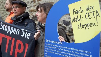 Linke klagt in Karlsruhe gegen Handelsabkommen Ceta