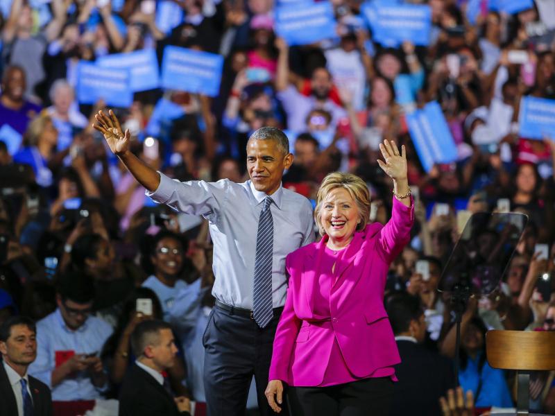 Obama will Demokraten auf Hillary Clinton einschwören