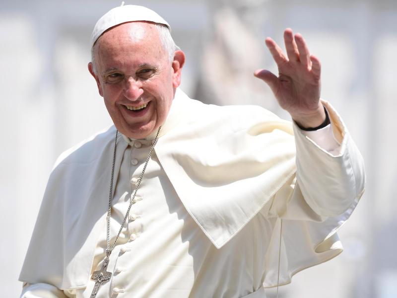 Papst Franziskus kommt zum Weltjugendtag in Krakau
