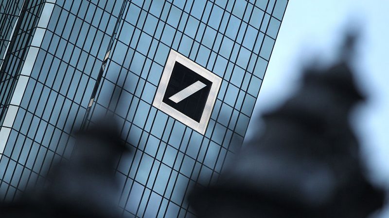Deutsche Bank in Schieflage. Foto: DANIEL ROLAND/AFP/Getty Images