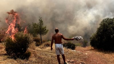 Mehrere Waldbrände in Griechenland ausgebrochen