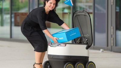 Lieferroboter und Paketdrohnen: Die schöne neue Zustellwelt