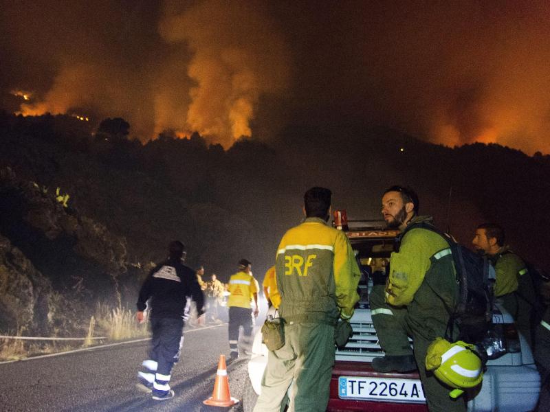 Feuer auf La Palma zerstörte bereits 2500 Hektar Pinienwald