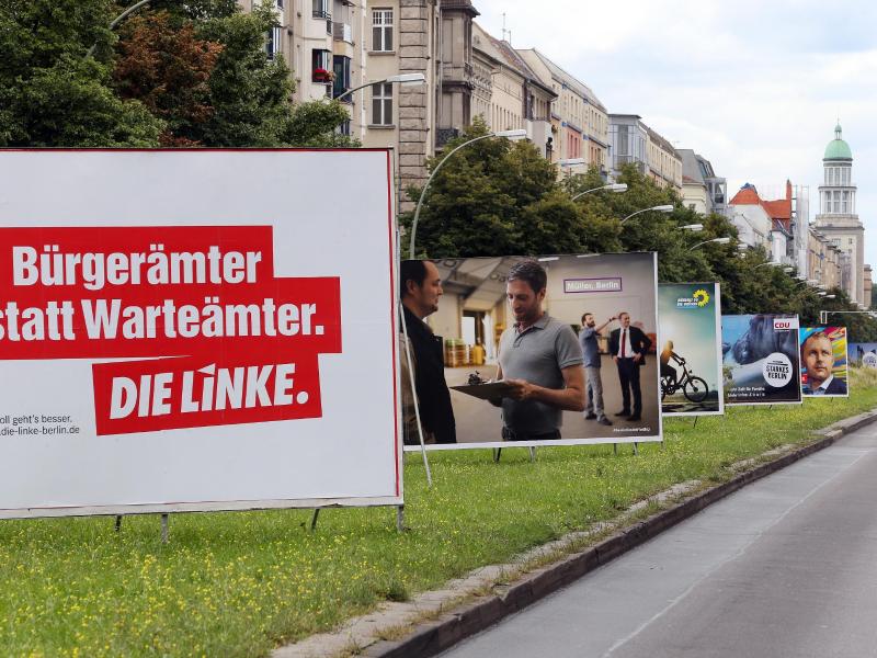 Umfrage: SPD und CDU verlieren vor Berliner Wahl weiter