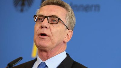 De Maizière ruft Länder auf, ihre Polizeikräfte zu verstärken