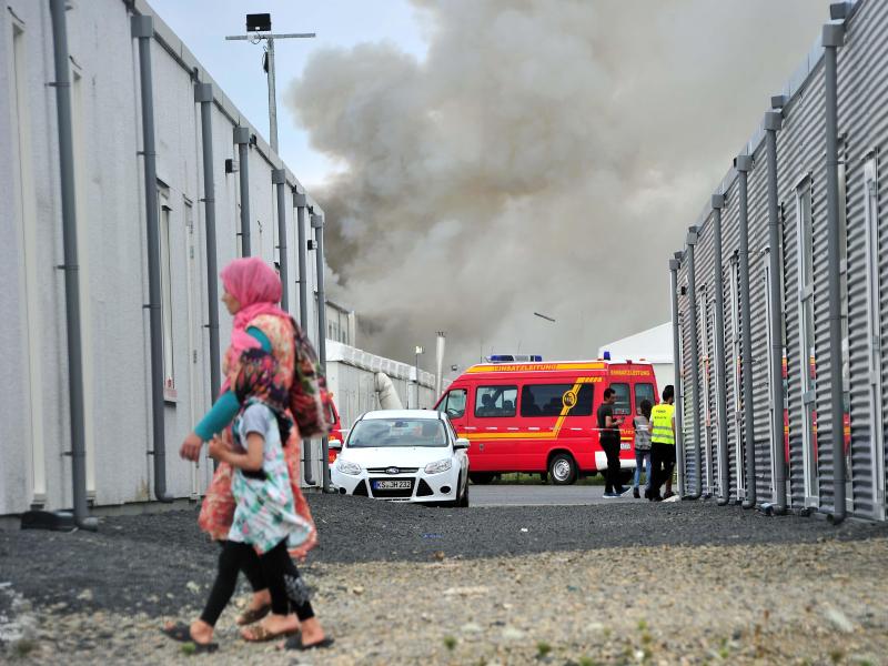 Kassel: 16 Verletzte bei Brand in Flüchtlingsunterkunft