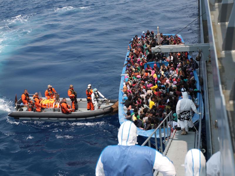 Fast 28 Prozent mehr Flüchtlinge als 2016: Mittelmeerroute funktioniert